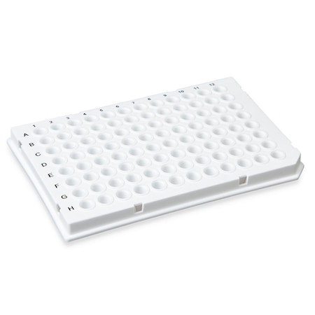 Globe Scientific 96-well PCR plate, 0.1ml, low profile, white PK PCR-HS-01W